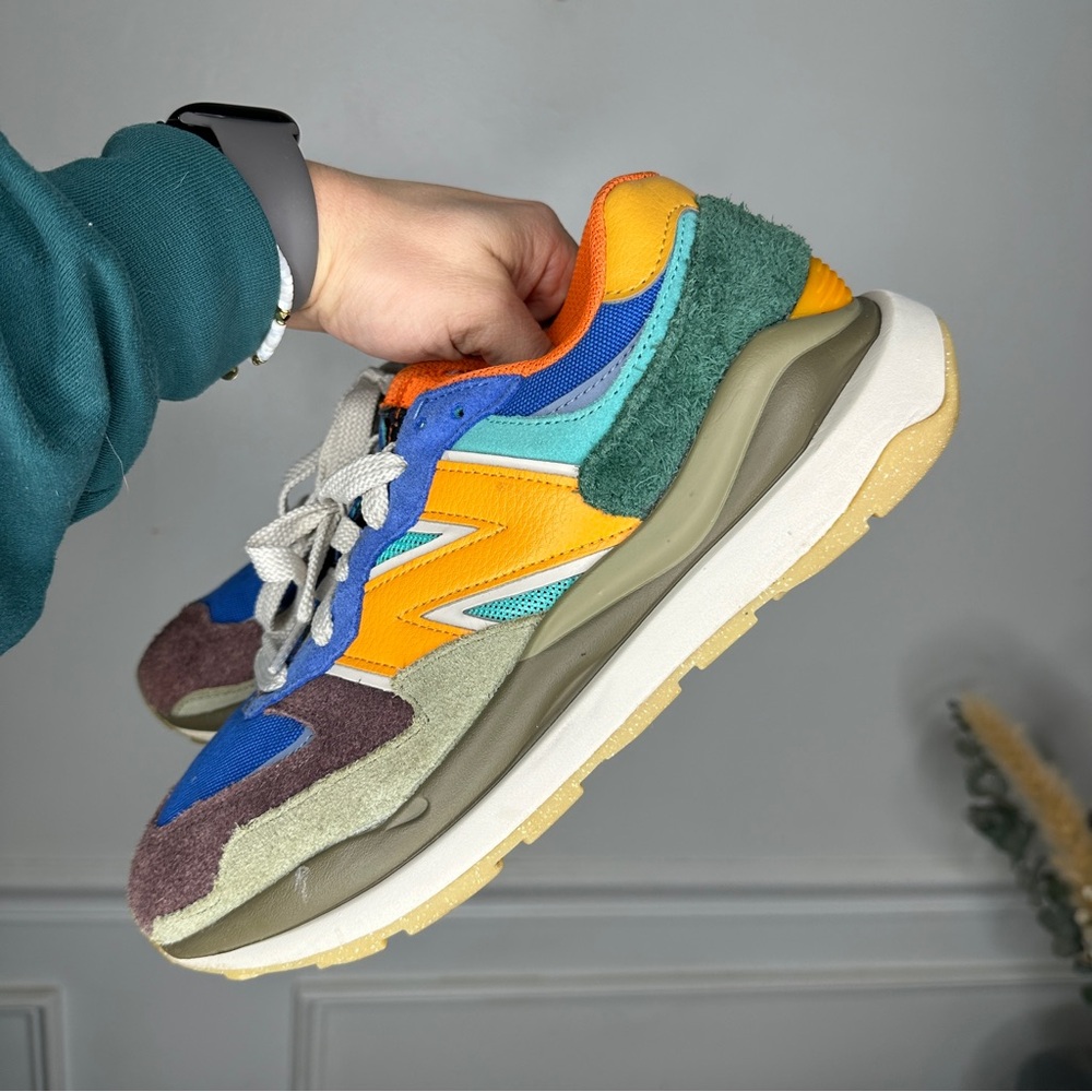 New Balance NB 57/40 Cobalt Marigold Dark Camo M5740TRB Mens 8.5 - Picture 5 of 11
